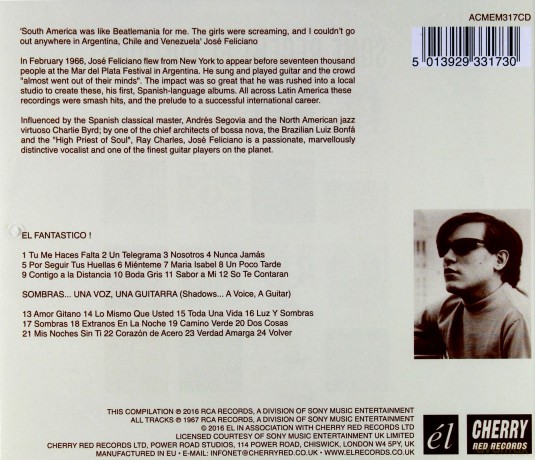Jose Feliciano: El Fantastico / Sombras [CD]