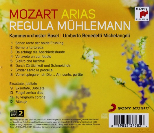 Regula Muhlemann: Mozart Arias [CD]