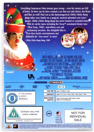 Classic Christmas 4 Film Collection: The Sound of Music / A Christmas Carol / Miracle on 34th Street & Chitty Chitty Bang Bang (Dźwięki muzyki / Opowieść wigilijna / Cud na 34. Ulicy / Nasz cudowny samochodzik) [4DVD]