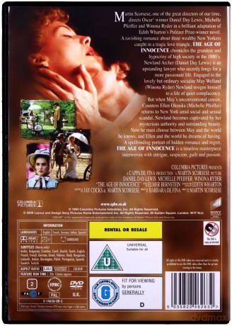 Wiek niewinności [DVD]