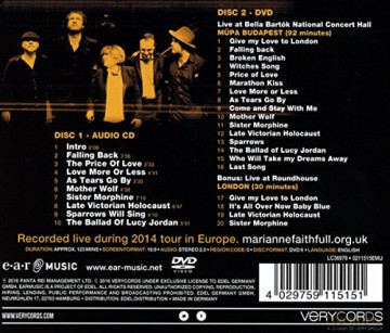 Marianne Faithfull: No Exit [CD]+[DVD]