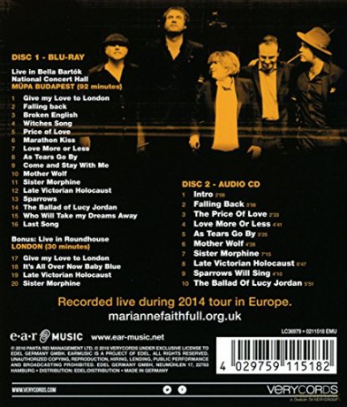 Marianne Faithfull: No Exit [Blu-Ray]+[CD]