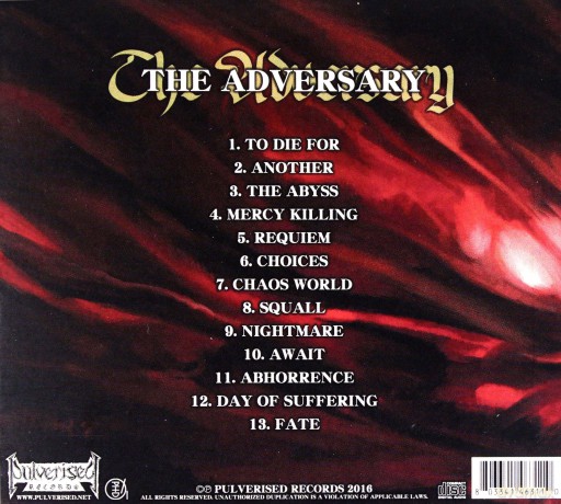 Gxsxd: The Adversary [CD]