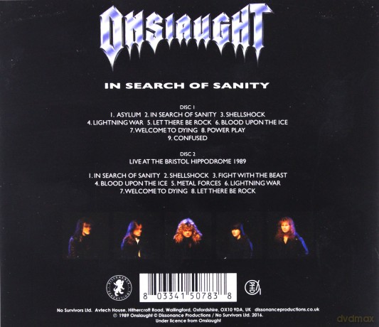 Onslaught: In Search Of Sanity [2CD]