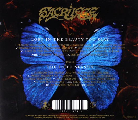 Sacrilege: Lost In Beauty You Slay The Fifth Season [CD]