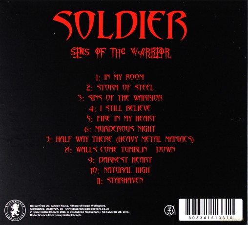 Soldier: Sins Of The Warrior [CD]
