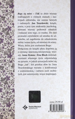 Bogu się mówi tak - Jan Twardowski [KSIĄŻKA]