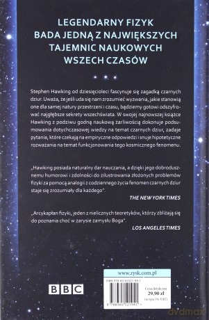 Czarne dziury - Stephen Hawking [KSIĄŻKA]