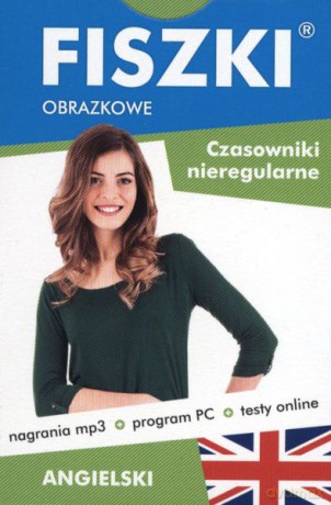 Czasowniki nieregularne. Angielski fiszki obrazkowe [KSIĄŻKA]