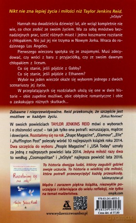 Dwa szczęścia do wyboru - Taylor Jenkins Reid [KSIĄŻKA]
