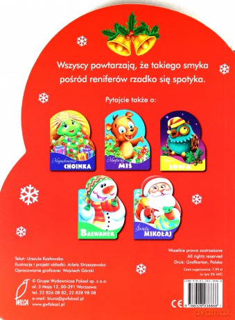 Dzielny reniferek wykrojnik - Urszula Kozłowska [KSIĄŻKA]