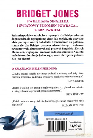 Dziennik Bridget Jones Dziecko - Helen Fielding [KSIĄŻKA]