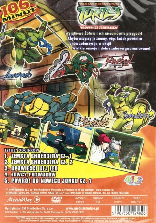Wojownicze Żółwie Ninja cz.5 Łowcy potworów [DVD]