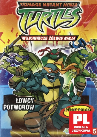 Wojownicze Żółwie Ninja cz.5 Łowcy potworów [DVD]