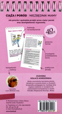 Fiszka mądry rodzic ciąża i poród - Zuzanna Kołacz-Kordzińska [KSIĄŻKA]