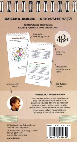 Fiszka mądry rodzic dziecko rodzic budowanie więzi - Agnieszka Piotrowska [KSIĄŻKA]