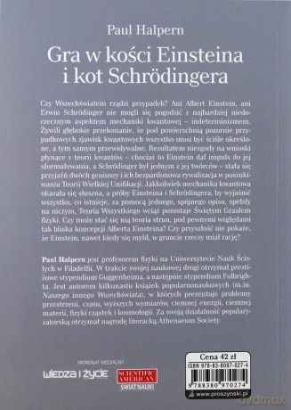 Gra Einsteina i kot Schrodingera. Zmagania dwóch geniuszy z mechaniką kwantową i unifikacją fizyki - Paul Halpern [KSIĄŻKA]