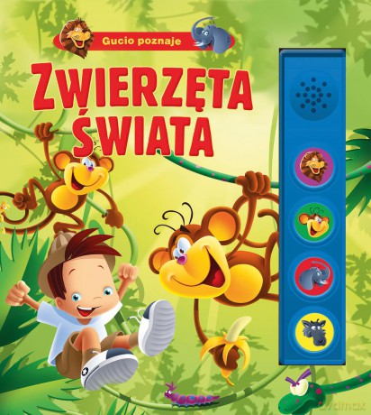 Gucio poznaje zwierzęta świata - Urszula Kozłowska [KSIĄŻKA]