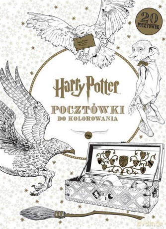Harry Potter. Pocztówki do kolorowania [KSIĄŻKA]