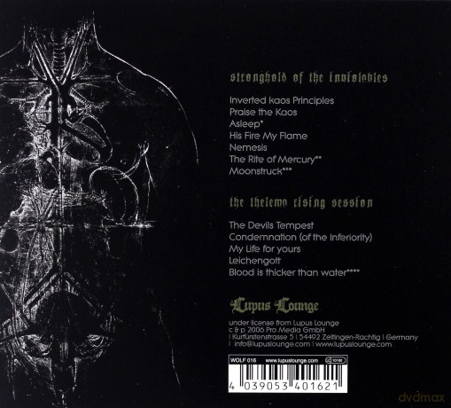 Secrets Of The Moon: Stronghold Of The Inviolables (digipack) [CD]