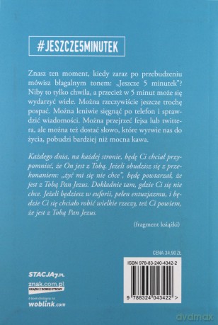 Jeszcze pięć minutek - Adam Szustak [KSIĄŻKA]