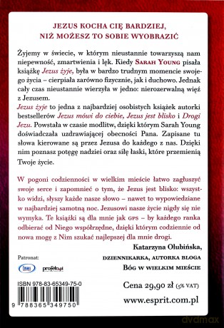 Jezus żyje. Zobaczyć miłość Bożą w swoim życiu - Sarah Young [KSIĄŻKA]