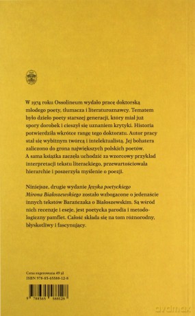 Język poetycki Mirona Białoszewskiego - Stanisław Barańczak [KSIĄŻKA]