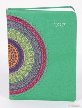 Kalendarz 2017 B6 tygodniowy mandala [KALENDARZ]