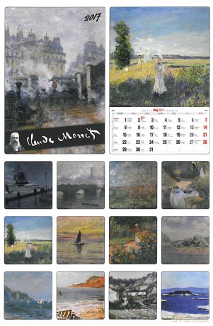 Kalendarz 2017 claude monet a314 [KALENDARZ]