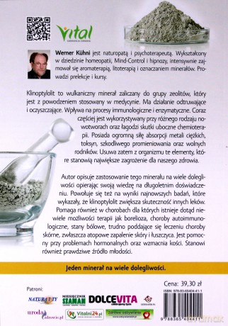 Klinoptylolit minerał dla zdrowia. Od boreliozy po choroby autoimmunologiczne - Werner Kuhni [KSIĄŻKA]