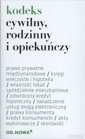 Kodeks cywilny rodzinny i opiekuńczy folia 09.2016 [KSIĄŻKA]