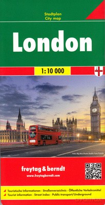 Londyn mapa 1:10 000