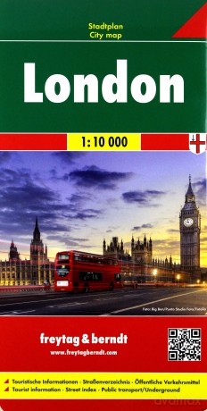 Londyn mapa 1:10 000