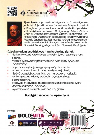 Medytacja buddyjskiego mnicha. Życzliwość która wraca - Ajahn Brahm [KSIĄŻKA]