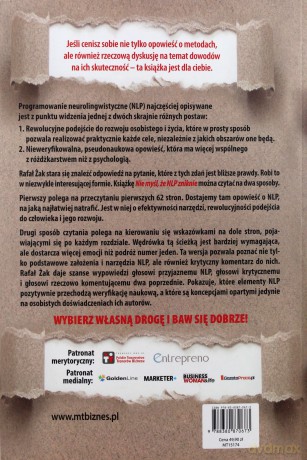 Nie myśl że NLP zniknie - Rafał Żak [KSIĄŻKA]