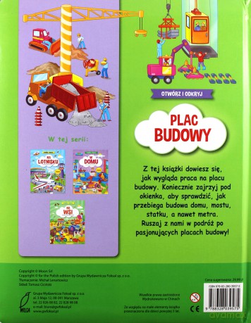 Plac budowy otwórz i odkryj [KSIĄŻKA]