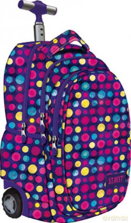 Plecak na kółkach dots two