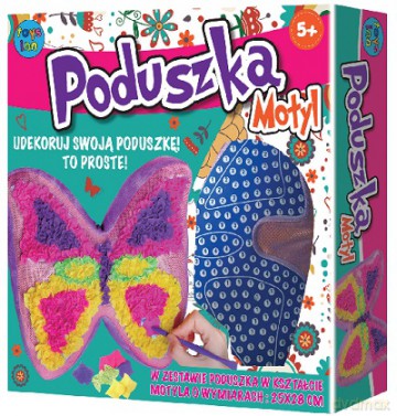 Pluszowe rękodzieło poduszka motyl