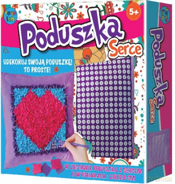 Pluszowe rękodzieło poduszka serce