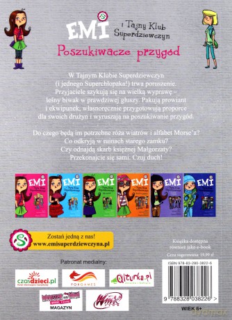 Poszukiwacze przygód. Emi i tajny klub superdziewczyn - Agnieszka Mielech [KSIĄŻKA]