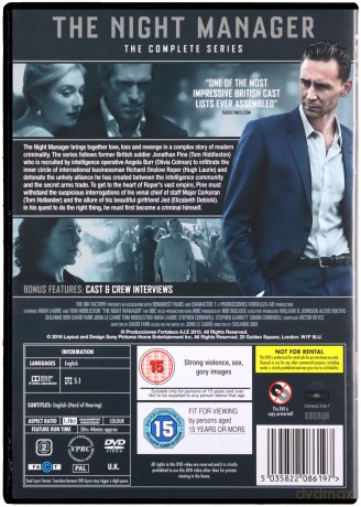 The Night Manager / Nocny recepcjonista [DVD]