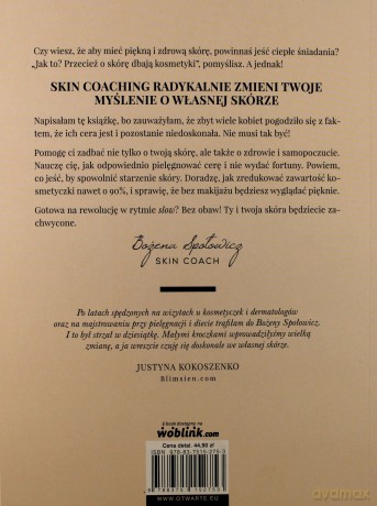 Skin coach. Twoja droga do pięknej i zdrowej skóry - Bożena Społowicz [KSIĄŻKA]