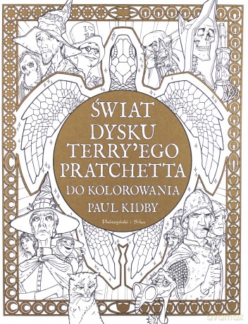 Świat dysku Terryego Pratchetta do kolorowania - Paul Kidby [KSIĄŻKA]