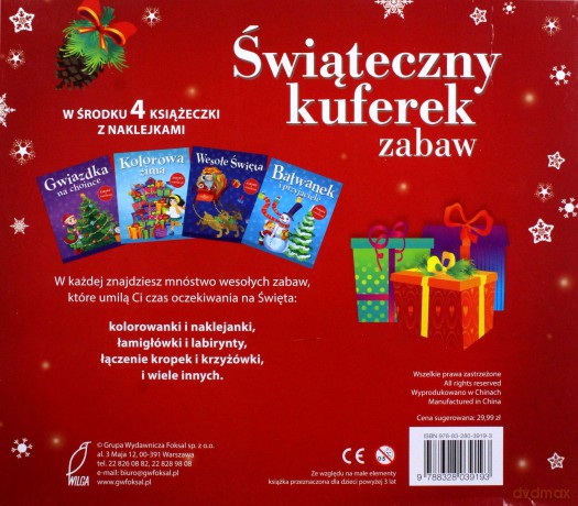 Świąteczny kuferek zabaw [KSIĄŻKA]