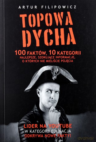 Topowa dycha 100 faktów 10 kategorii najlepsze szokujące informacje o których nie mieliście pojęcia - Artur Filipowicz [KSIĄŻKA]