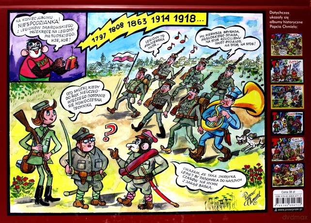 Tytus Romek i Atomek poznają historię hymnu Polski. Z wyobraźni Papcia Chmiela narysowani - Henryk Jerzy Chmielewski [KOMIKS]