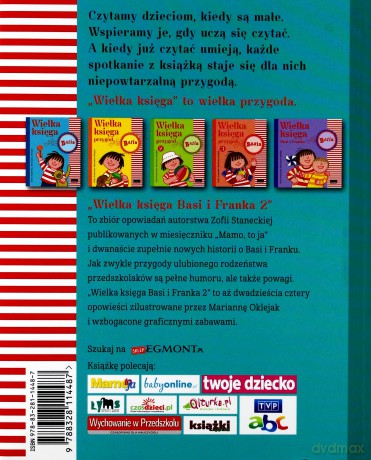 Wielka księga basi i franka 2 - Zofia Stanecka [KSIĄŻKA]