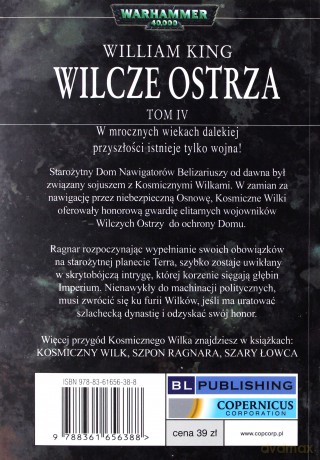 Wilcze ostrza. Kosmiczny wilk (Tom 4) - William King [KSIĄŻKA]