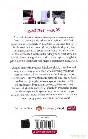 Zostaw mnie - Gayle Forman [KSIĄŻKA]