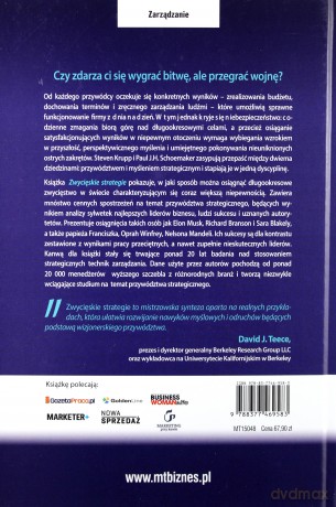 Zwycięskie strategie jak liderzy tworzą przyszłe sukcesy - Steven Krupp [KSIĄŻKA]